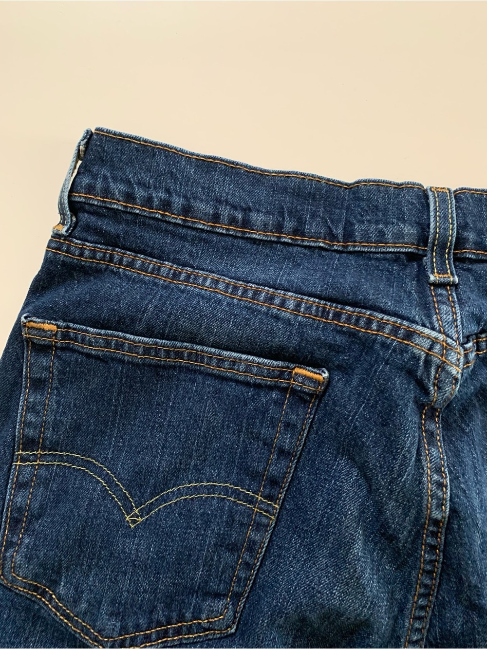 #18 Levi's Dark Blue Women’s Boyfriend Jeans - Picture 3 of 4